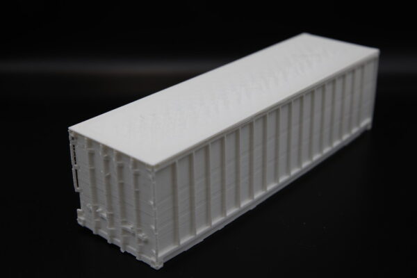 3D-geprinte 30ft container op schaal 1:50
