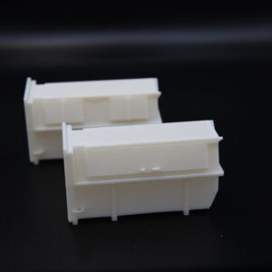 3D-geprinte gesloten portaalcontainers op schaal