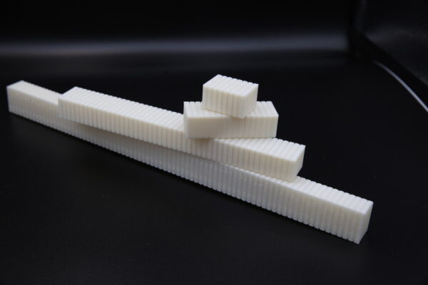 3D-geprinte kalkzandstenen op schaal 1:50