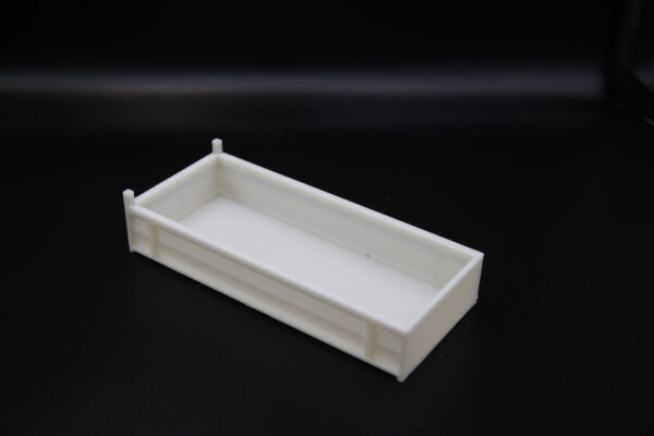 3D-geprinte kipper bak op schaal