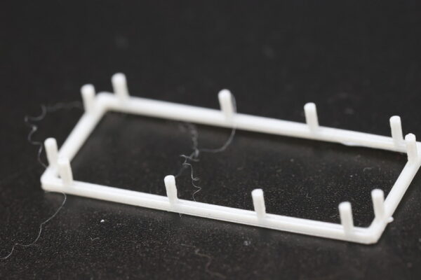 3D-geprint zeilenrek op schaal 1:50