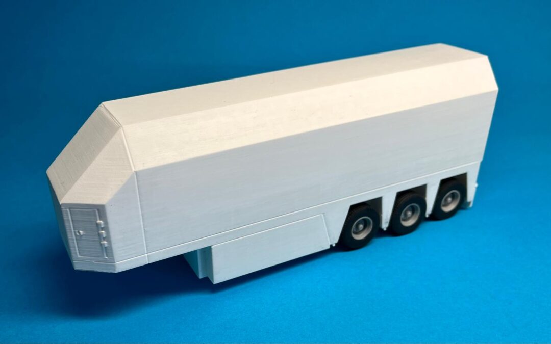 Gesloten glastrailer versie 1 1op50