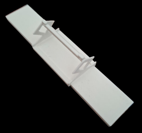 3D-geprinte Vloerenklem klein, gedetailleerd model voor modelbouw.