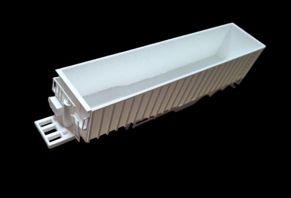 3D-geprinte Lag Kipper 56m³ schaal 1:87 en schaal 1:50 modelbouw, Bovenaanzicht