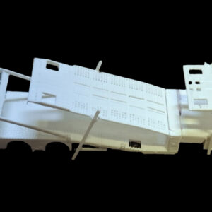 3D-geprinte kalepar 228V63 op schaal 1:87 opgebouwd