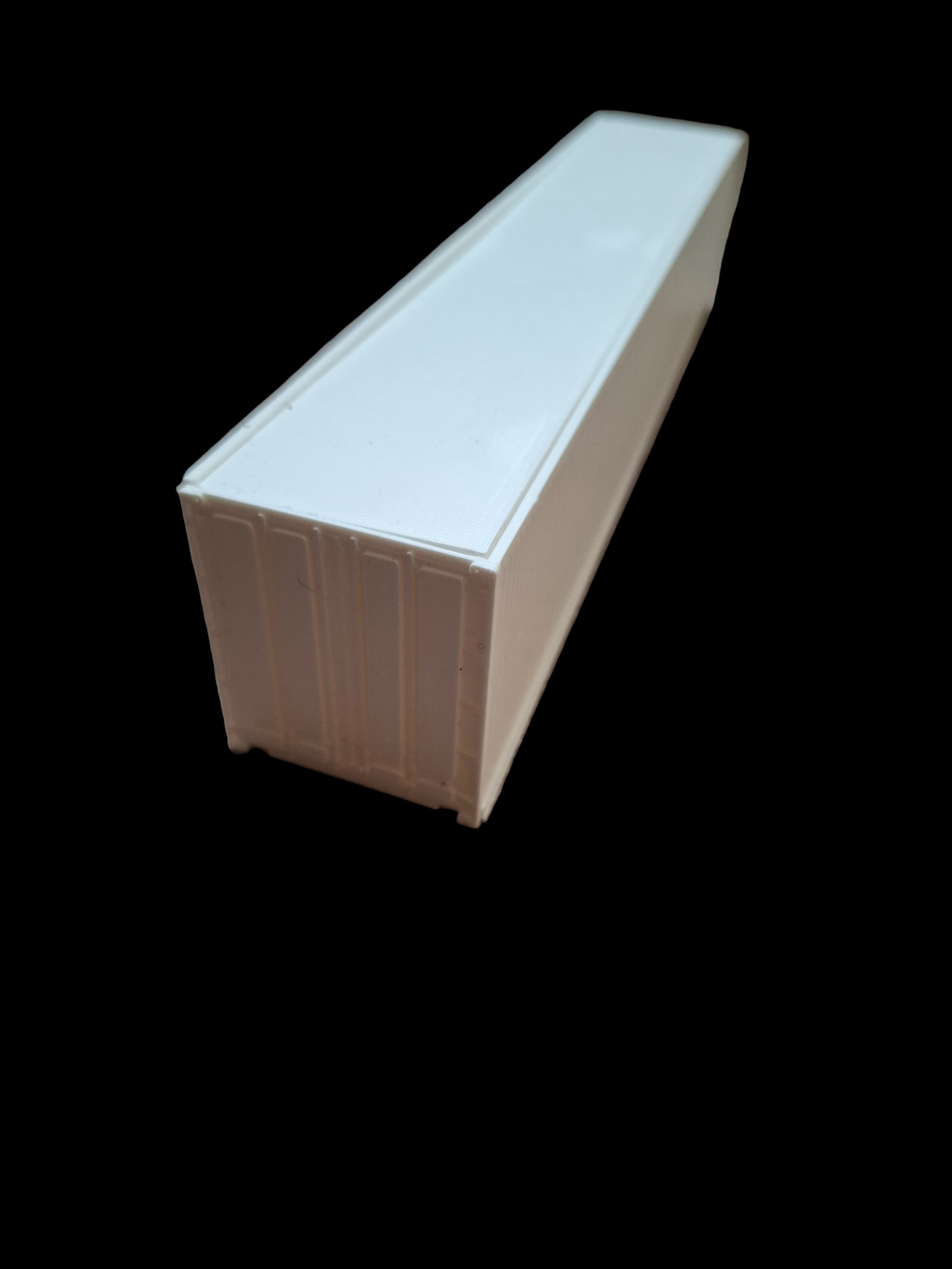 3D-geprinte 45 ft curtainside container voor modelbouw en diorama’s