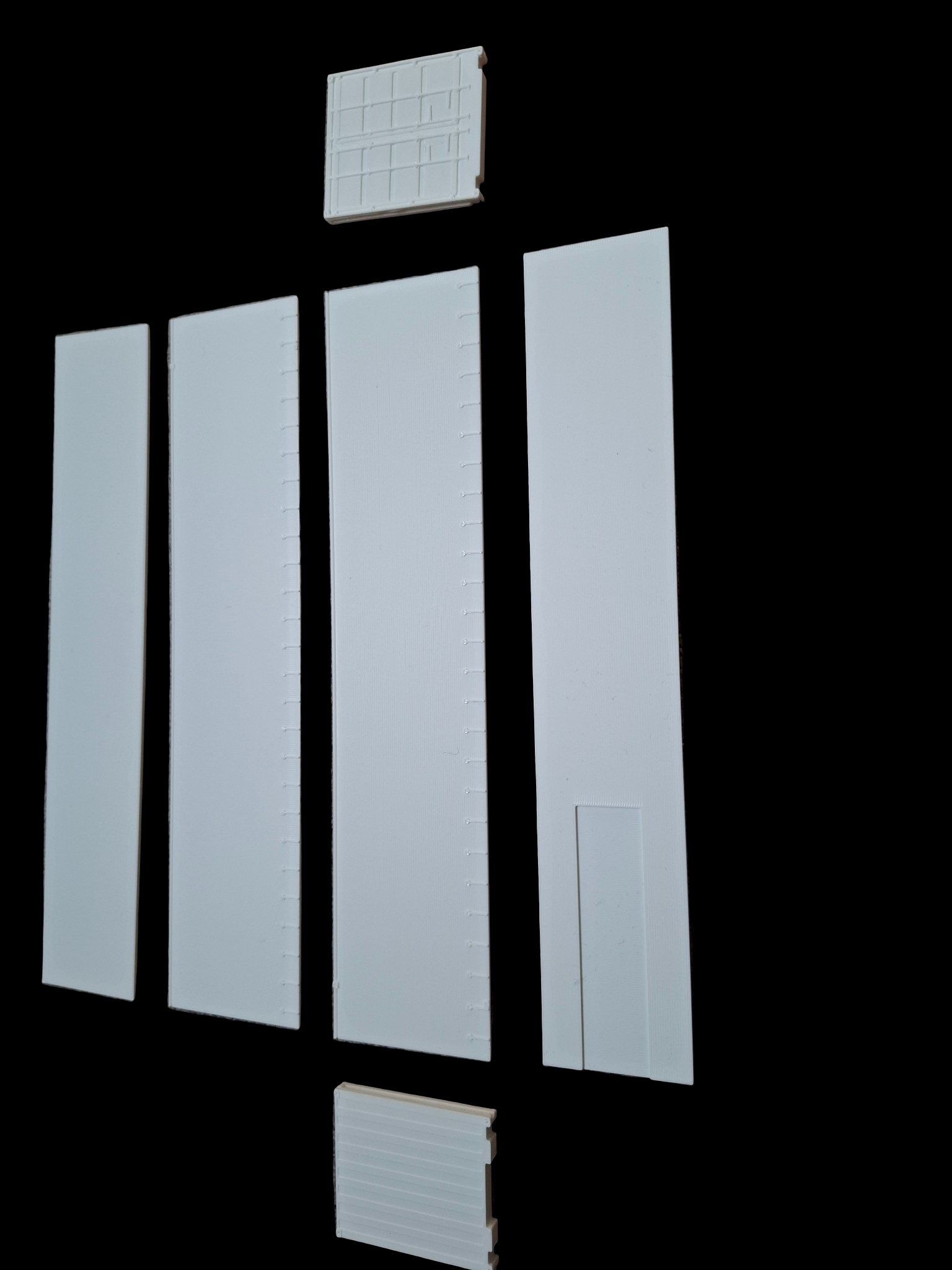 3D-geprinte onderdelen voor 45 ft curtainside container voor modelbouw losse onderdelen