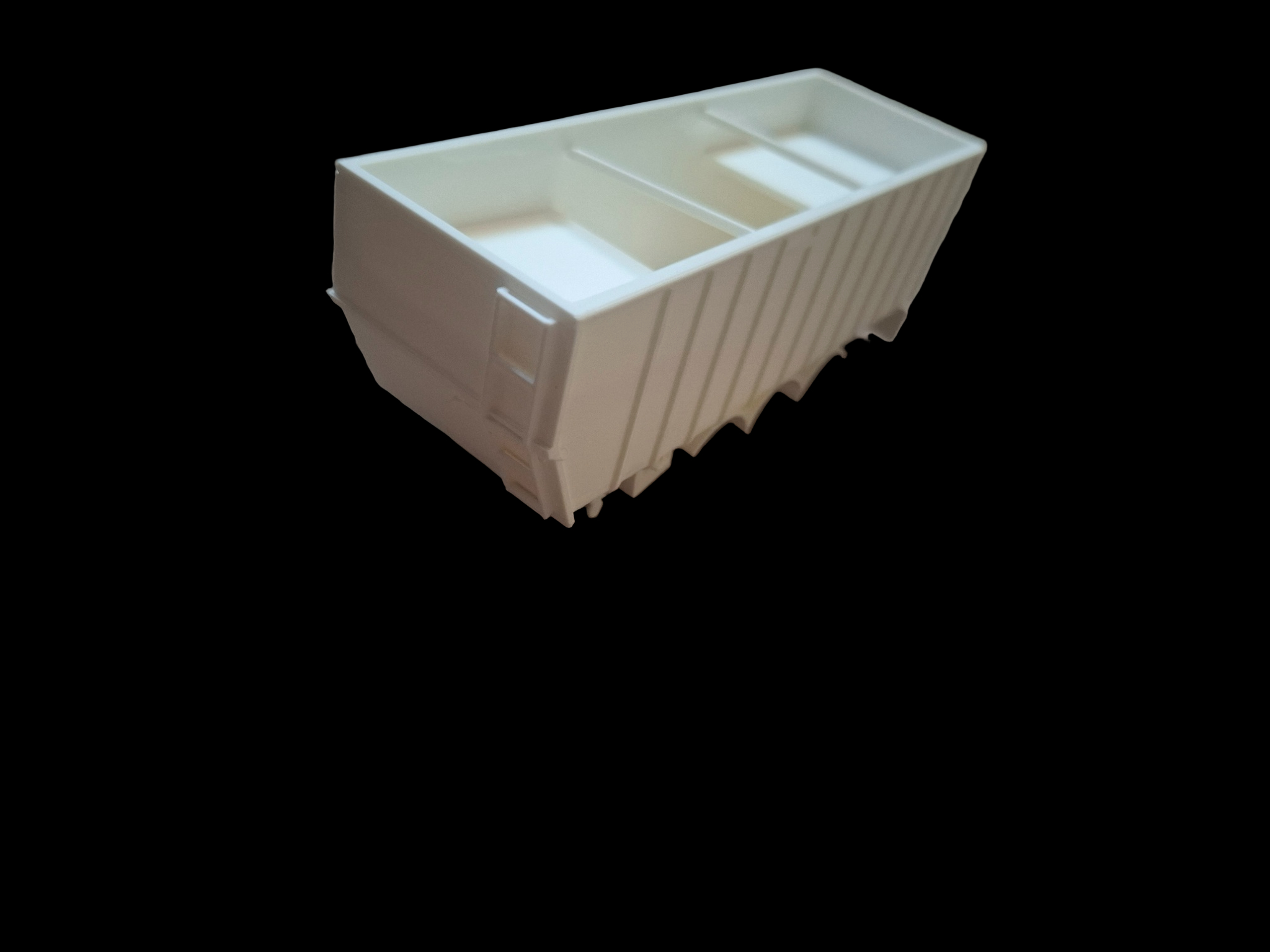 3D-geprinte bagger bak voor modelbouw en diorama’s