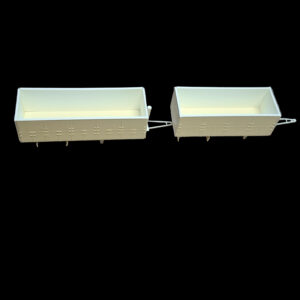 3D-geprinte motorwagen aanhanger voorkant voor modelbouw en diorama’s