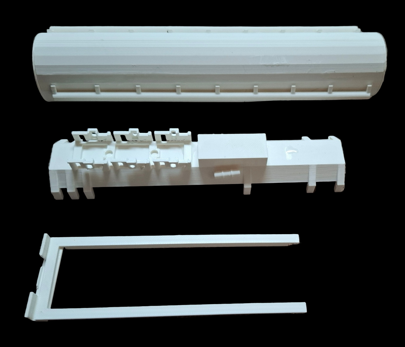 Durox bulktrailer schaalmodel 3D geprint gelijmd