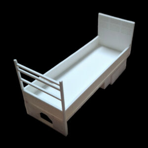Laadwagen 13,5 cm schaalmodel 3D geprint voor modelbouw en transportdiorama's