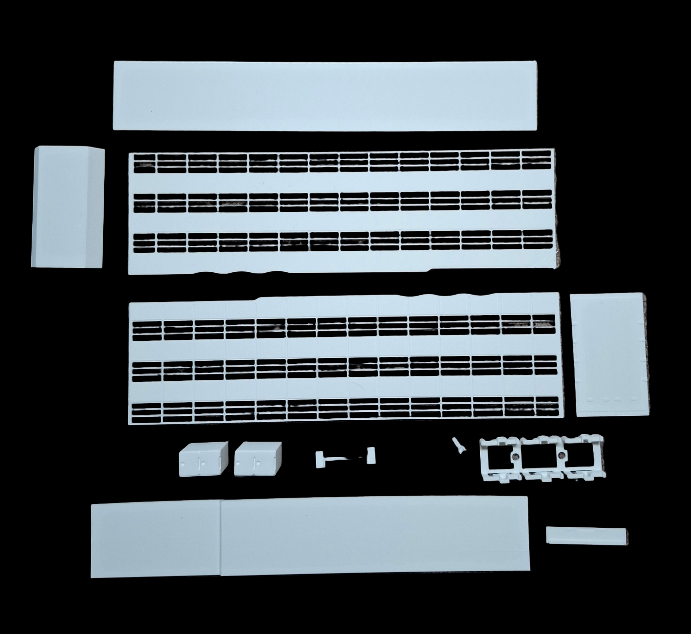 Pacto veetrailer schaalmodel 3D geprint losse onderdelen