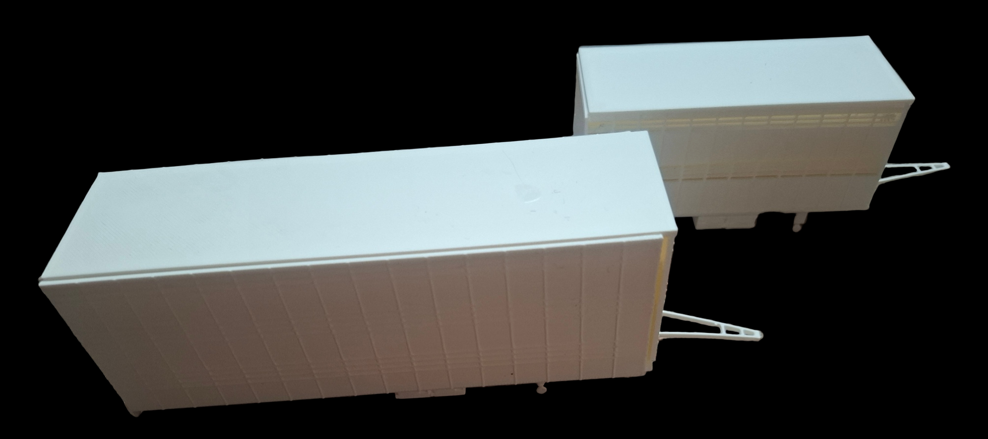 Veetrailer versie 8 schaalmodel 3D geprint